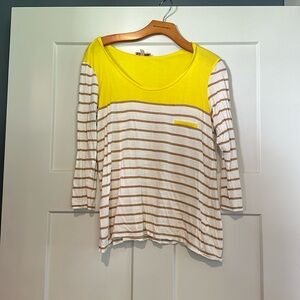 Bordeaux 3/4 tee Anthropologie